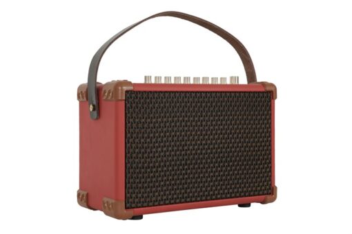 Loa karaoke xách tay Sumico 100W 2 micro kèm điều khiển BELLA 42 Red