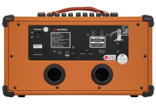 Loa karaoke xách tay Sumico 2 micro 100W BT-S52