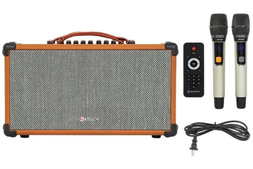 Loa karaoke xách tay Sumico 2 micro 100W BT-S52