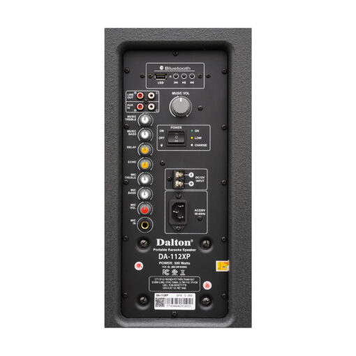 Loa Dalton DA-112XP 400W bass 60 bluetooth 5.2 28kg kèm 2 Micro