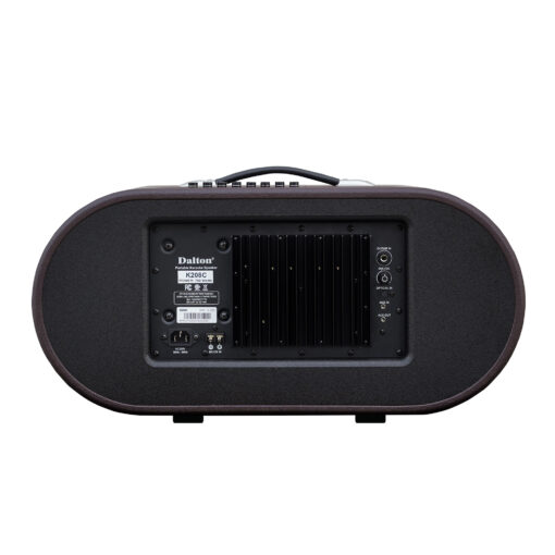 Loa Dalton xách tay K208C bass 20cm 700W Bluetooth 5.2 pin 6h 22.5kg kèm 2 Micro