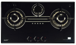 Bếp gas âm inox 304 Kaff 3 vùng nấu KF-321