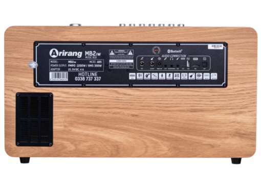 Loa Arirang MB2iw bass 20cm 14.3kg 300W pin LiFePo4 Bluetooth 5.0 Livestream