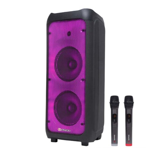 Loa Sumico SU-802 bass 20cm x 2 công suất 100W bluetooth 2 micro