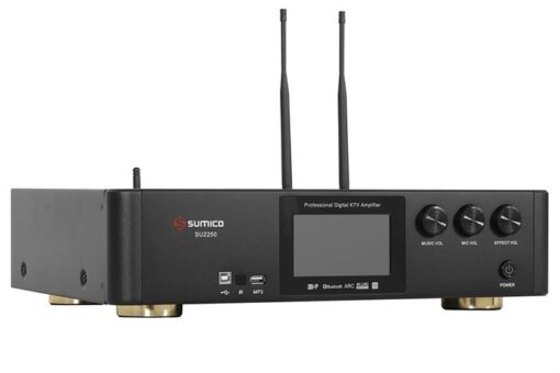 Amply Sumico SU2250, 300W/CH bluetooth kèm điều khiển 2 micro