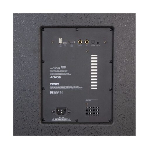 Loa karaoke Acnos di động TOP 430, Bass 40cm 300W Bluetooth 37.8kg 2 Micro