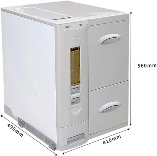 Thùng gạo 3 ngăn Eurogold B45 41cm 30kg