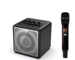 Loa xách tay di động BBS P4 Bluetooth 5.0 ,1 mic , 6 giờ Bass 4inch