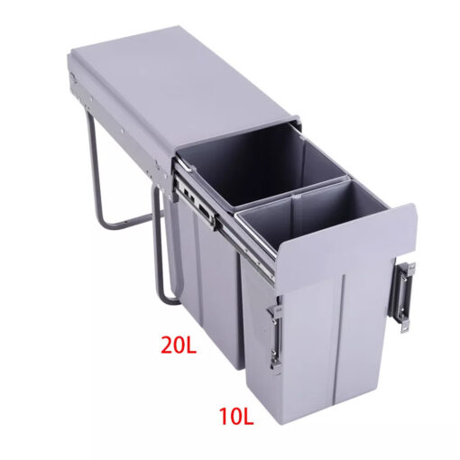 Thùng rác gắn cánh Eurogold 2 ngăn BL300 26cm 30 lít