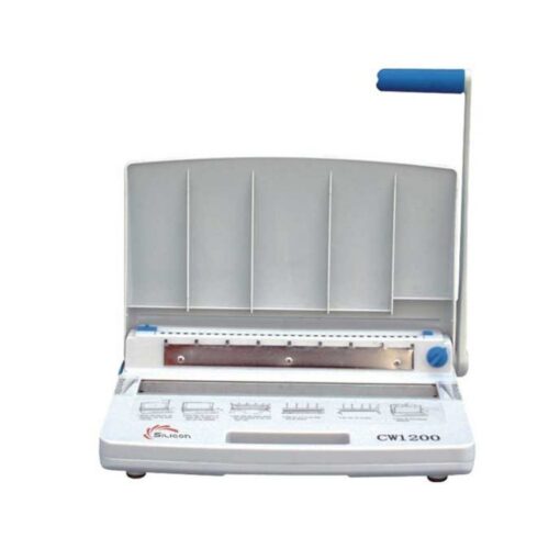 Máy đóng sách Silicon BM-CW1200 8.1kg 15 tờ/lần có chức năng điều chỉnh lề