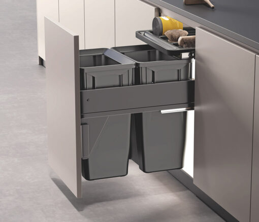 Thùng rác Eurogold 2 ngăn EA402 45cm 40 lít