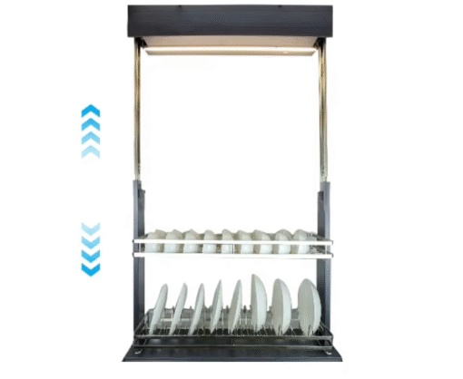 Giá nâng hạ bát đĩa điện tự động Eurogold EMP900 90cm 30kg