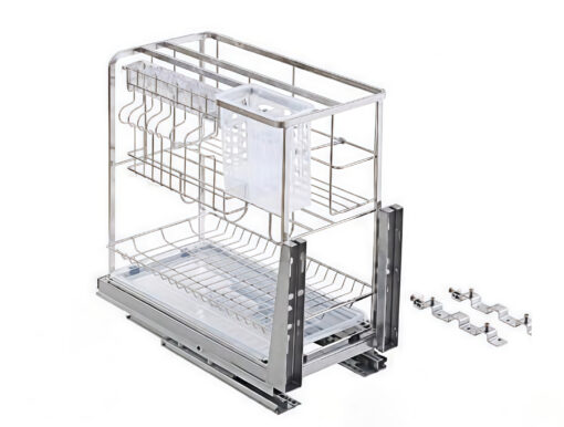 Giá dao thớt Eurogold nan dẹt inox mờ EP30 26 cm