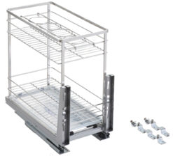 Giá gia vị 2 tầng inox nan dẹt Eurogold EP40B 40cm 25kg