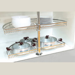 Mâm xoay 180 độ mở 1/2 inox Eurogold EPL180A 80cm