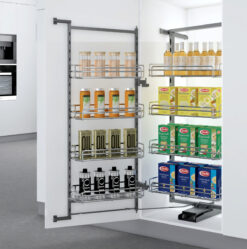 Tủ đồ khô 4 tầng nan oval Eurogold EPV1445 45cm 50kg