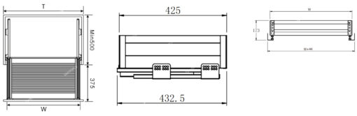 Giá xoong nồi inox Eurogold EU131600 60cm 25kg