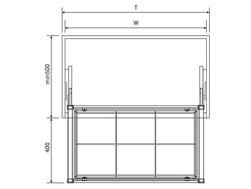 Giỏ mây đề đồ gấp Eurogold EUA2190 86.4cm