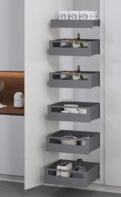Tủ đồ khô hợp kim nhôm 6 tầng Eurogold EUM23690G 90cm 180kg