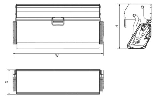 Giá nâng hạ Eurogold nhôm cao cấp EUM9090 86.4cm 10kg
