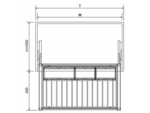 Giá vắt quần âu và để đồ trang sức Eurogold EVA590 86.4cm