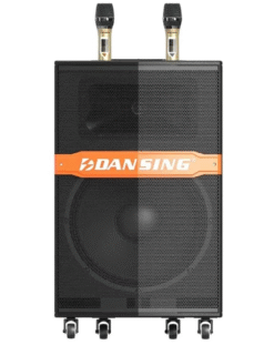 Loa kéo tay Paramax Dansing HK-396S 2 mic 2 loa 400W  31.4Kg