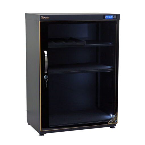 Tủ chống ẩm Nikatei NC-180HS viền nhôm mạ vàng 180 lít