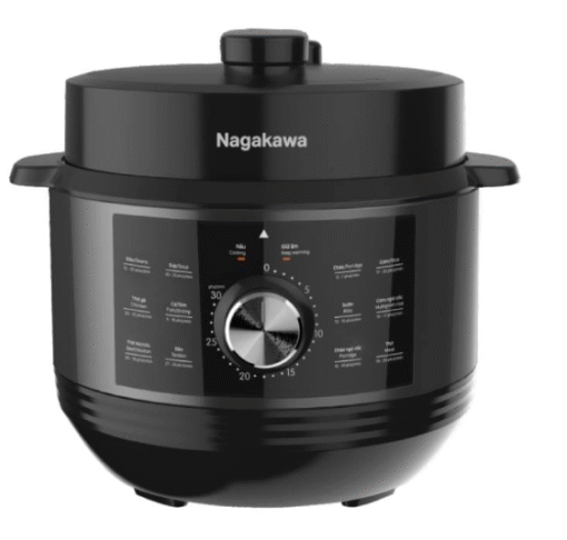 Nồi áp suất điện Nagakawa NEP5288 5 lít 900 W