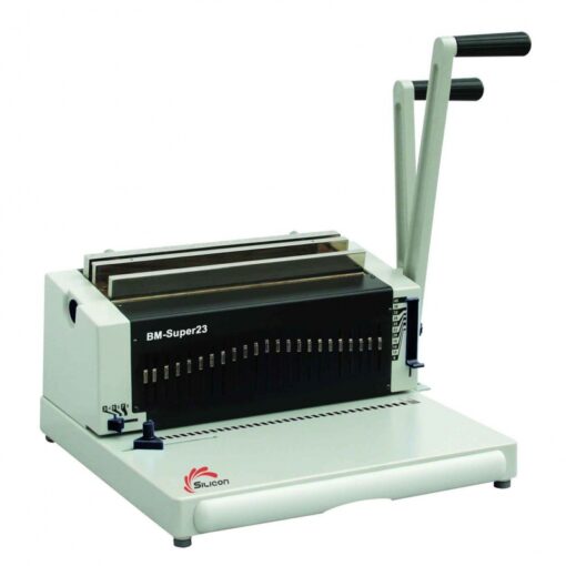 Máy đóng sách Silicon SUPER 23 15kg 25 tờ/lần có chức năng điều chỉnh lề