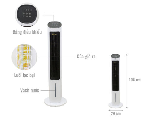 Quạt tháp hơi nước Tiross TS9177 4 lít 50W