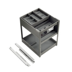 Giá gia vị 2 tầng hợp kim nhôm Eurogold EUM2130G 30kg 30cm