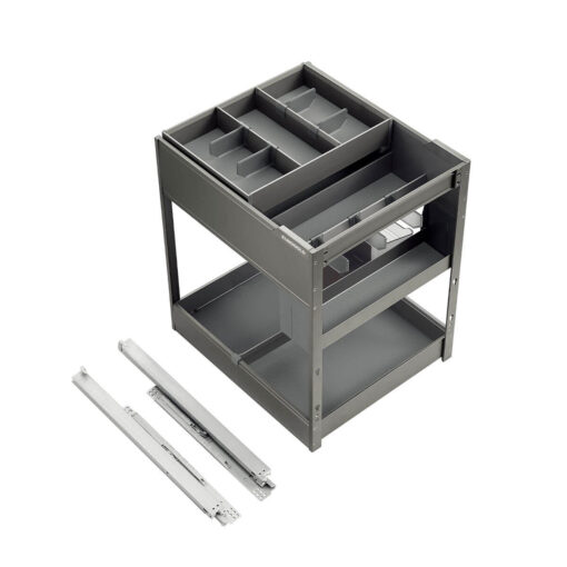 Giá gia vị 2 tầng hợp kim nhôm Eurogold EUM2130G 30kg 30cm