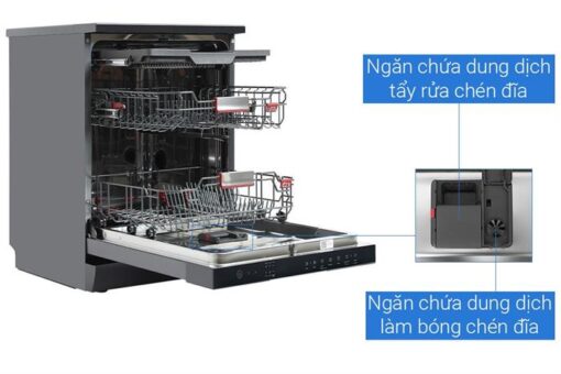 Máy rửa bát độc lập 15 bộ Toshiba DW-15F7(G)-VN