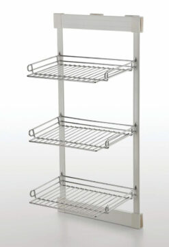 Kệ để đồ gấp 3 tầng Eurogold thép phủ nano 34cm EVA1000