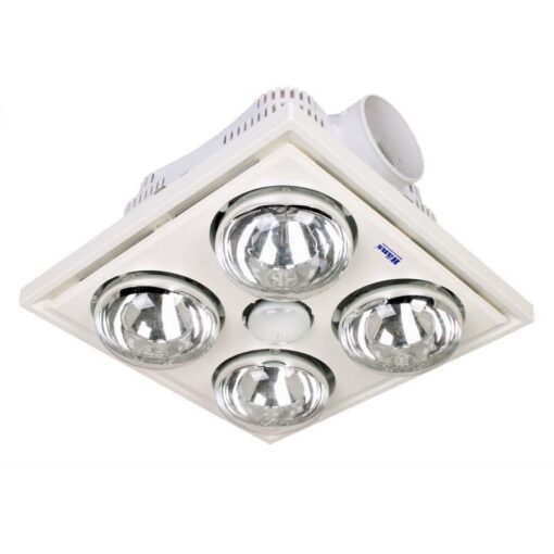 Đèn sưởi hồng ngoại Hans 4 bóng âm trần H4B 4 mức 1180W