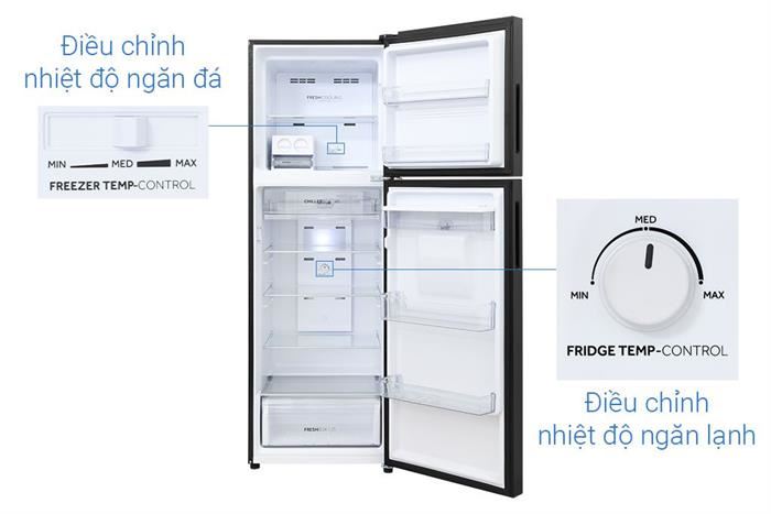 Tủ lạnh Aqua Inverter 358 lít AQR-T410FA(WGB)