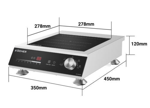 Bếp từ công nghiệp 1 vùng nấu 3500W Kocher CI-3500F