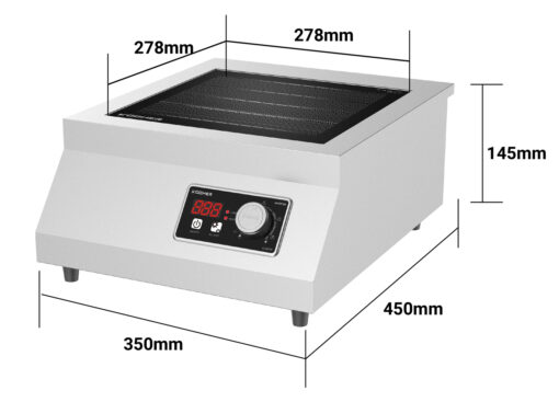 Bếp từ công nghiệp 1 vùng nấu 3600W Kocher CI-3600F