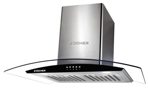Máy hút mùi áp tường màu bạc 70cm Kocher K-8070I