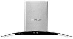 Máy hút mùi áp tường màu bạc 90cm Kocher K-8872I