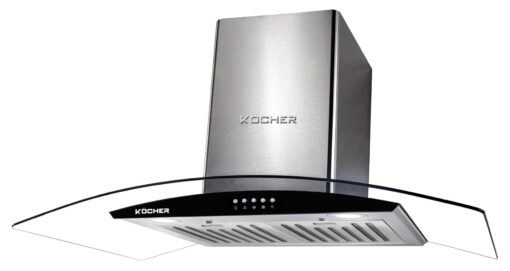 Máy hút mùi áp tường màu bạc 90cm Kocher K-8872I