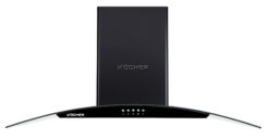 Máy hút mùi áp tường màu đen 90cm Kocher K-8872V