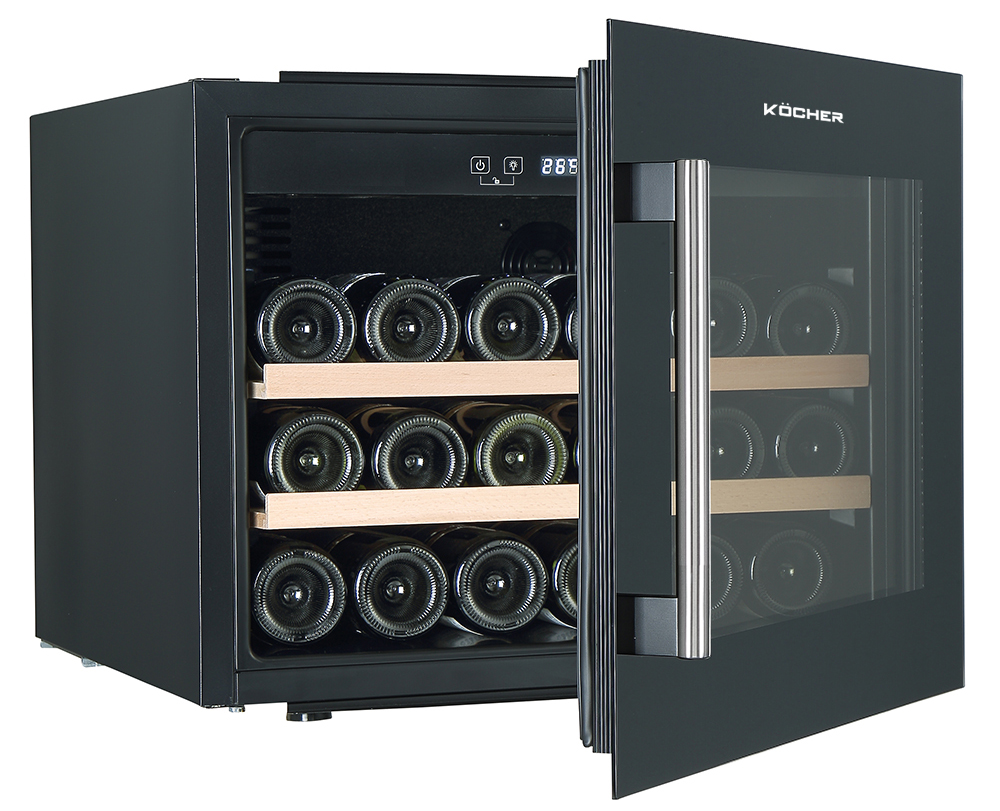 Tủ bảo quản rượu 28 chai 62 lít Kocher KWEU-1128B