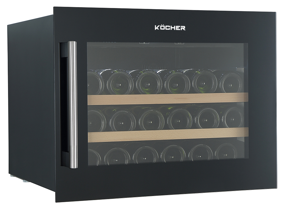 Tủ bảo quản rượu 28 chai 62 lít Kocher KWEU-1128B