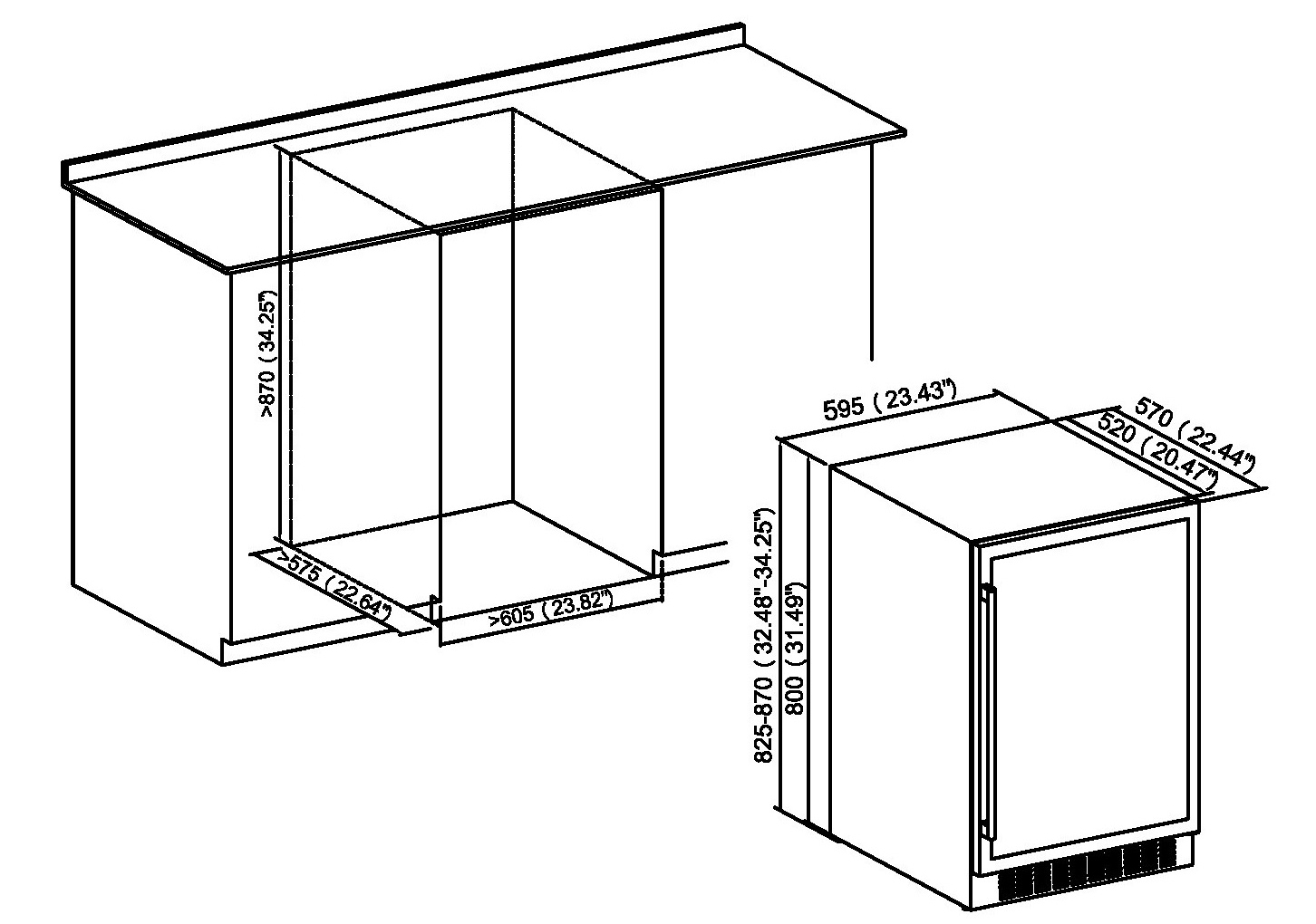 Tủ bảo quản rượu 54 chai 135 lít Kocher KWEU-1156B