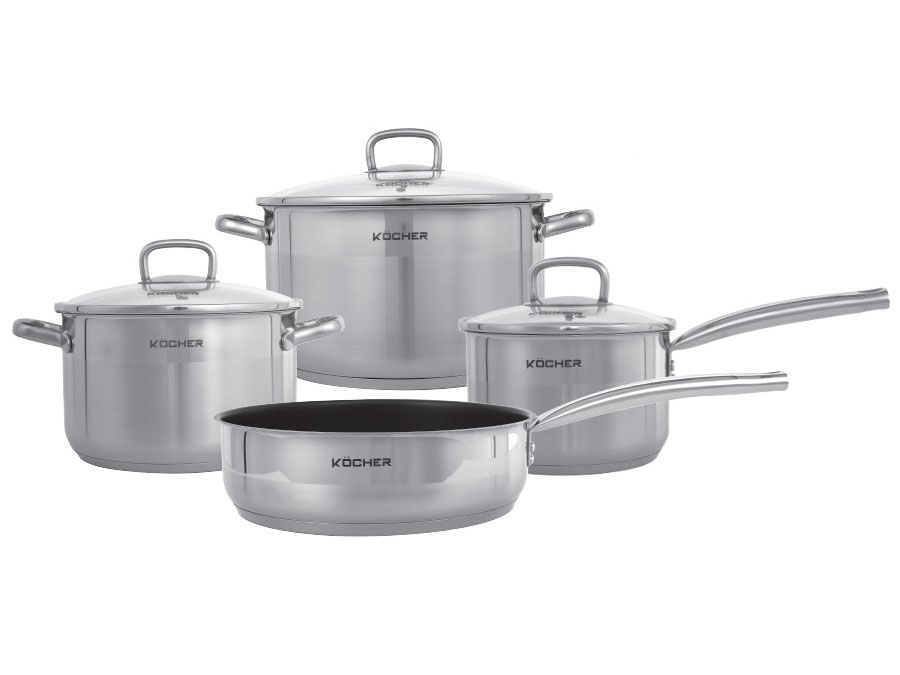 Bộ nồi 4 món Kocher Lubeck Pro