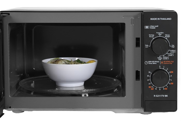 Lò vi sóng có nướng 21 lít Sharp R-G211TV-BK