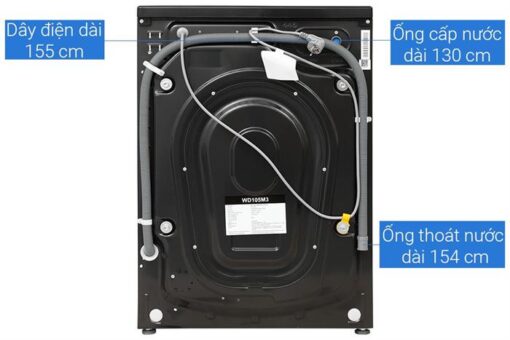 Máy giặt sấy Hisense Inverter giặt 10.5 kg - sấy 7 kg WD105M3
