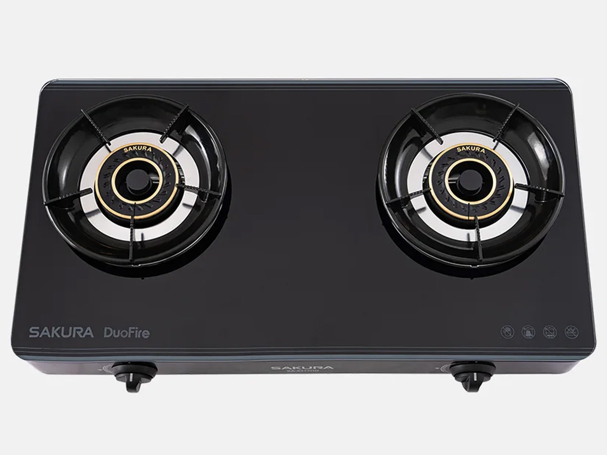 Bếp gas 2 vùng nấu Sakura SA-2377HG