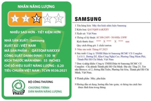 Smart Tivi QLED Samsung 4K 55 inch QA55Q6FA [ 55Q6FA ]